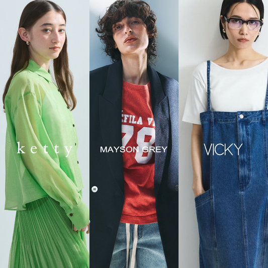 MAYSON GREY│阪急西宮ガーデンズ店にて期間限定のPOP UP SHOPを開催